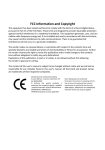 FCC Information and Copyright