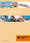 E-BOOKING USER`S MANUAL