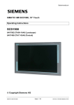 SIMATIC HMI SCD1900, 19” Touch Operating - Internet