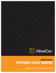 AliveCor Veterinary Heart Monitor User Manual