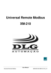 Universal Remote Modbus XM-210