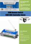 GSM Remote Switch GSM SMS Controller Alarm