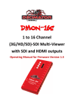 DMON-16S HARDWARE MANUAL FIRMWARE V1.3