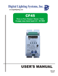 CF45 Manual 2011 - Digital Lighting Systems