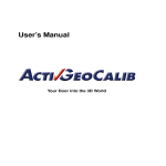 ActivGeoCalib User`s Manual