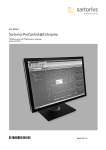 User Manual Sartorius ProControl@Enterprise SPC@Enterprise