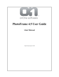 PhotoFrame 4.5 User Guide