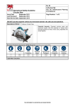 Operational Safety Guideline Circular Saw