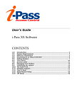 i-Pass XS Software Manual