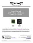 SFT-11004 Software Manual - Videology Imaging Solutions, Inc.