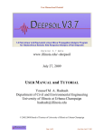 www.illinois.edu/~deepsoil July 27, 2009 USER MANUAL and