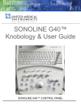 Sonoline G40 Knobology Guide