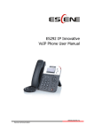 ES292 IP Innovative VoIP Phone User Manual