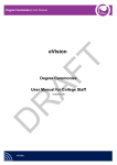 eVision Degree Ceremonies User Manual for