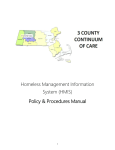 Homeless Management Information System (HMIS) Policy