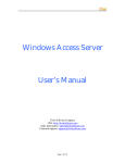 Windows Access Server User` s Manual - Foxit