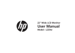 User Manual - HP Government Monitor