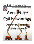 Aerial Lift Manual - Forklift University, Inc.