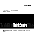 ThinkCentre M83, M93/p User Guide