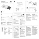 Getting started with Première utilisation Logitech® Touch Lapdesk