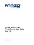 DTC550 Direct to Card Printer/Encoder User Guide
