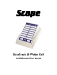 DataTrack 20 Waiter Call