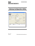 ICC Gateway Configuration Utility User`s Manual