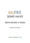 MyPBX SOHO Administrator Guide En