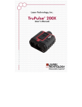 LTI TruPulse 200X User`s Manual