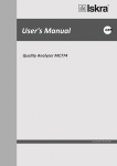 User`s Manual MC774