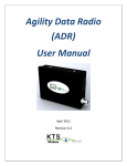 Agility Data Radio (ADR) User Manual