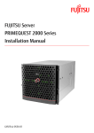 FUJITSU Server PRIMEQUEST 2000 Serires Installation Manual