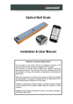 Optical Belt Scale Instalation & User Manual - H