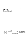 ad3700 manual - RTD Embedded Technologies, Inc.