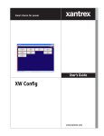 XW Config Tool user Manual
