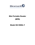Mini Portable Reader (MPR) Model HS 5900L F