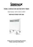Igenix Heaters - Hygiene Supplies Direct Limited