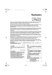 Technics SX-PX663 User Manual Extra