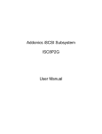 Addonics iSCSI Subsystem ISC8P2G User Manual