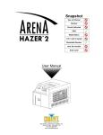 Chauvet Arena Hazer 2 User`s Manual