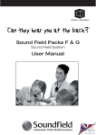 Sound Field Packs F & G User Manual - CIE