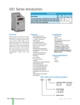 GS1 series of AC drives