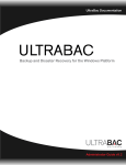 UltraBac version 9.2