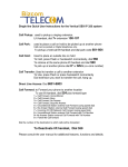 Analog phone user guide