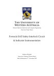 Formula SAE Safety Interlock Circuit & Indicator