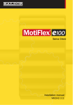 MN1943 01.2011 MotiFlex e100 Installation Manual