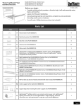 Parts List - Lightheaded Beds