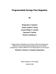 Programmable Syringe Flow Regulator