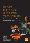 how to set up UMA on your BlackBerry 8900