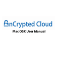 Mac OSX User Manual